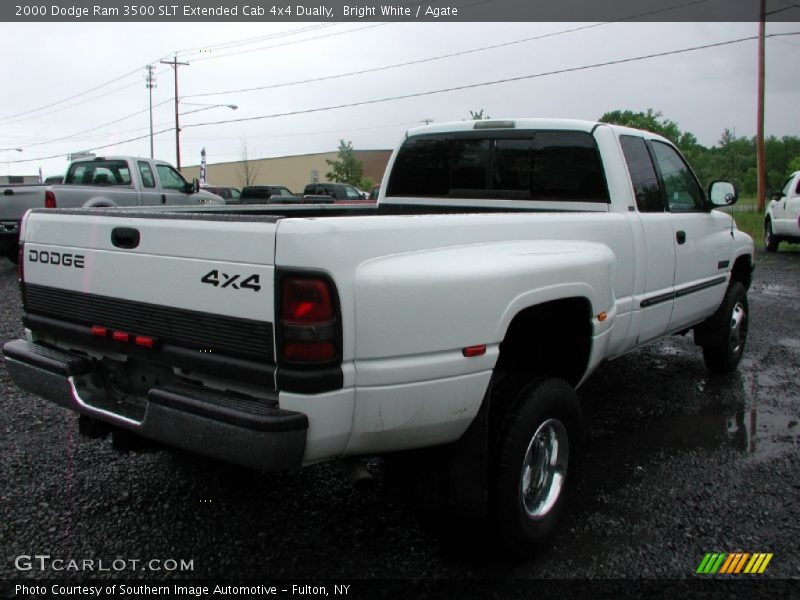 Bright White / Agate 2000 Dodge Ram 3500 SLT Extended Cab 4x4 Dually