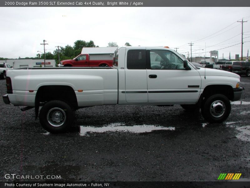 Bright White / Agate 2000 Dodge Ram 3500 SLT Extended Cab 4x4 Dually