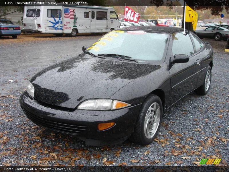 Black / Graphite 1999 Chevrolet Cavalier Coupe