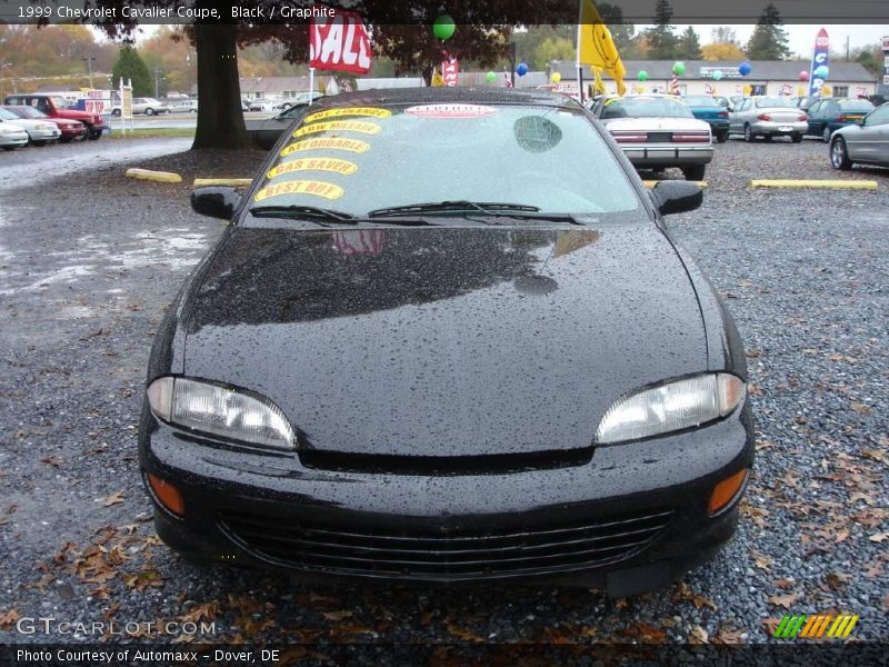 Black / Graphite 1999 Chevrolet Cavalier Coupe