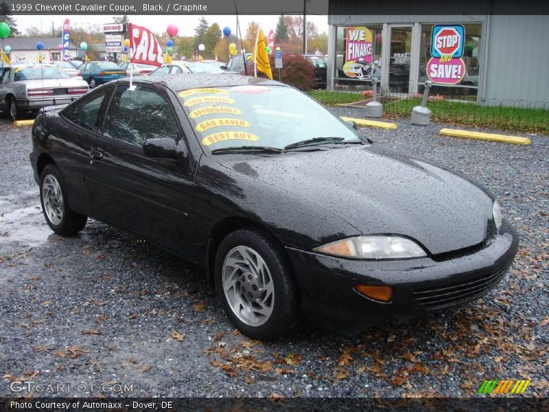 Black / Graphite 1999 Chevrolet Cavalier Coupe