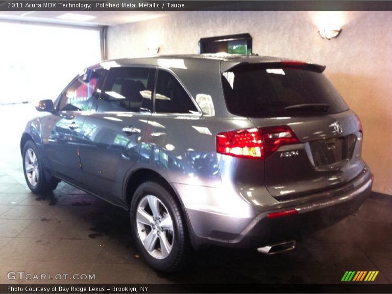 Polished Metal Metallic / Taupe 2011 Acura MDX Technology