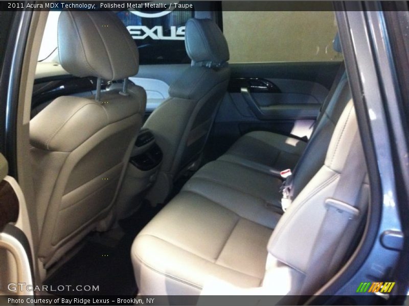Polished Metal Metallic / Taupe 2011 Acura MDX Technology