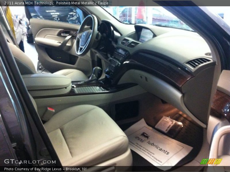 Polished Metal Metallic / Taupe 2011 Acura MDX Technology