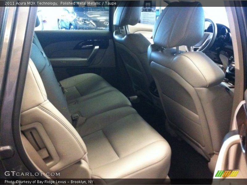 Polished Metal Metallic / Taupe 2011 Acura MDX Technology