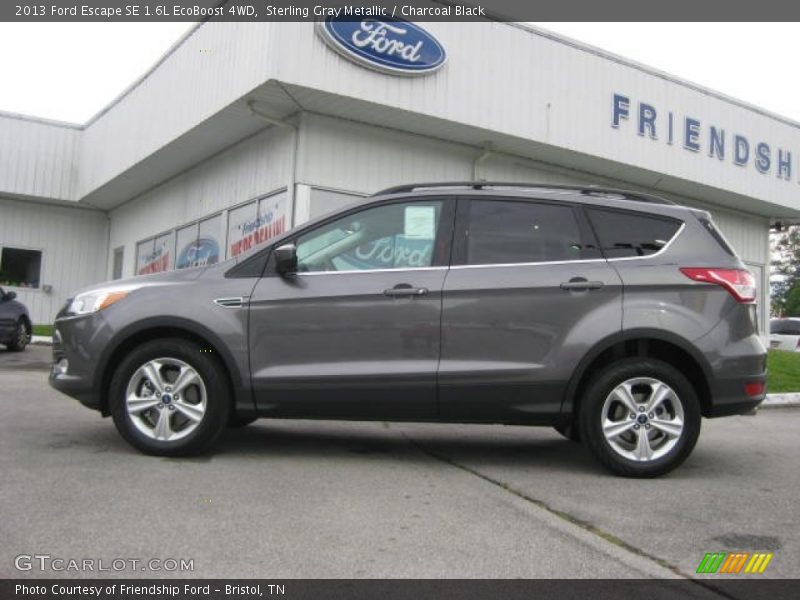 Sterling Gray Metallic / Charcoal Black 2013 Ford Escape SE 1.6L EcoBoost 4WD