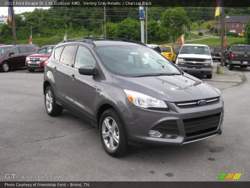 Sterling Gray Metallic / Charcoal Black 2013 Ford Escape SE 1.6L EcoBoost 4WD