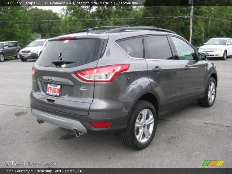 Sterling Gray Metallic / Charcoal Black 2013 Ford Escape SE 1.6L EcoBoost 4WD