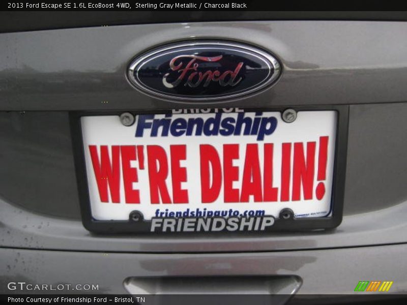 Sterling Gray Metallic / Charcoal Black 2013 Ford Escape SE 1.6L EcoBoost 4WD