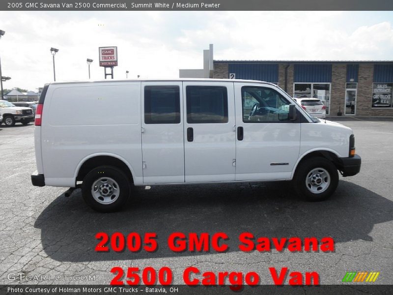 Summit White / Medium Pewter 2005 GMC Savana Van 2500 Commercial