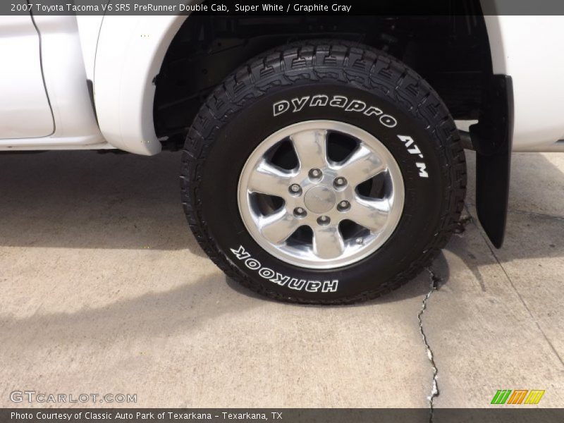 Super White / Graphite Gray 2007 Toyota Tacoma V6 SR5 PreRunner Double Cab