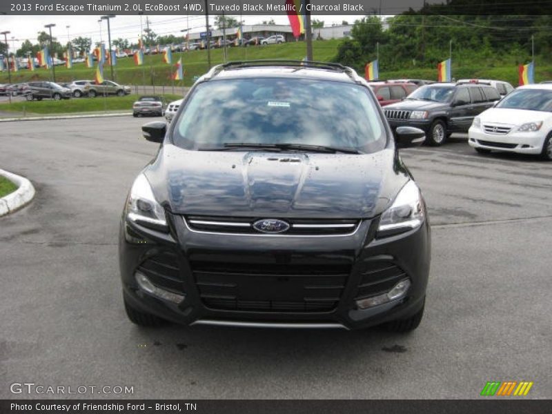 Tuxedo Black Metallic / Charcoal Black 2013 Ford Escape Titanium 2.0L EcoBoost 4WD