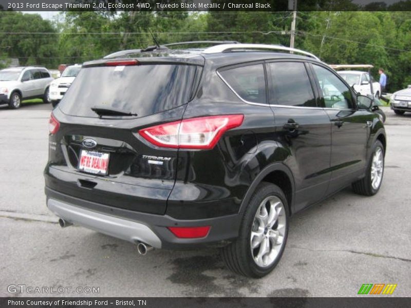 Tuxedo Black Metallic / Charcoal Black 2013 Ford Escape Titanium 2.0L EcoBoost 4WD