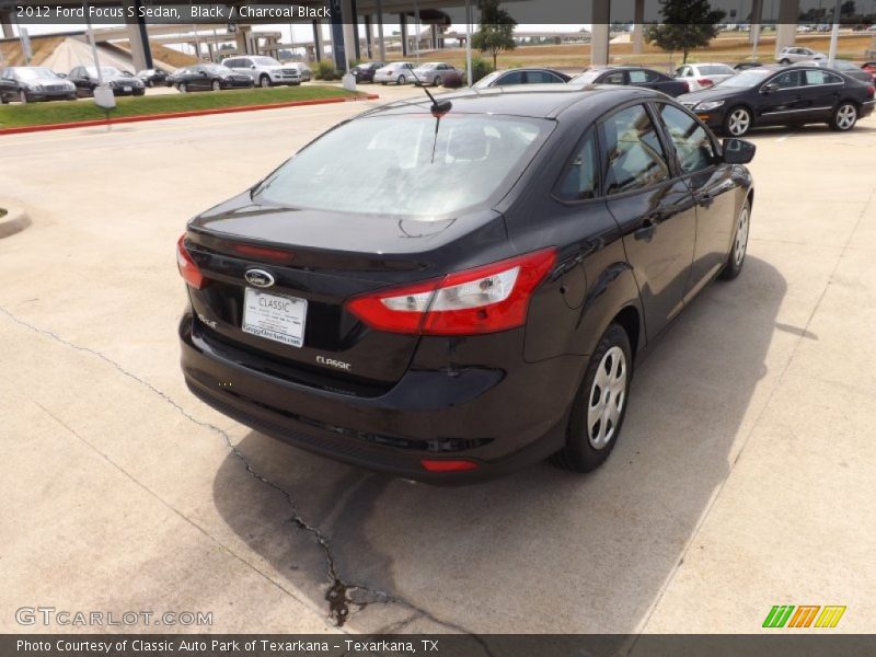 Black / Charcoal Black 2012 Ford Focus S Sedan
