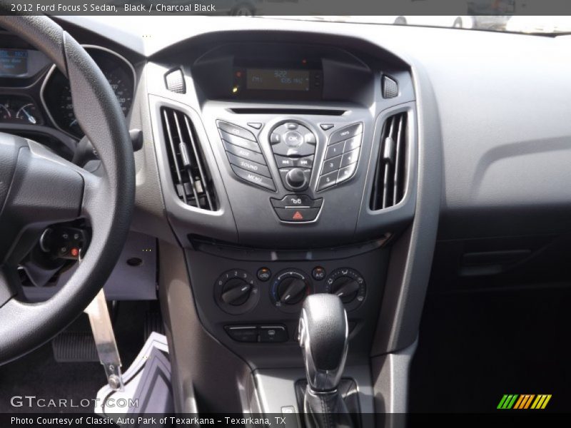 Black / Charcoal Black 2012 Ford Focus S Sedan