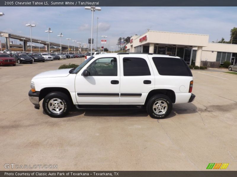 Summit White / Tan/Neutral 2005 Chevrolet Tahoe LS