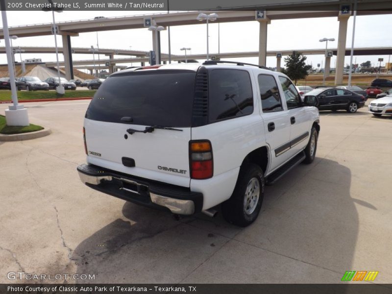 Summit White / Tan/Neutral 2005 Chevrolet Tahoe LS