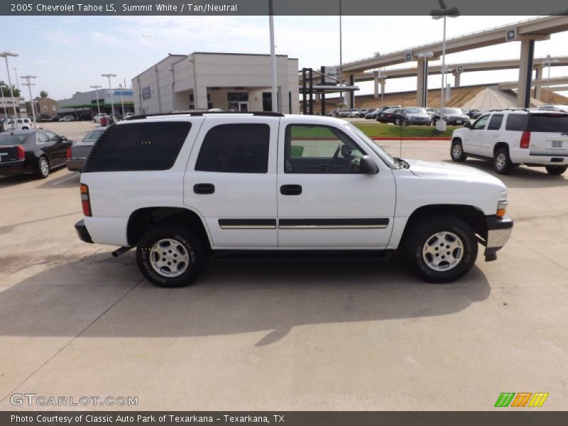 Summit White / Tan/Neutral 2005 Chevrolet Tahoe LS