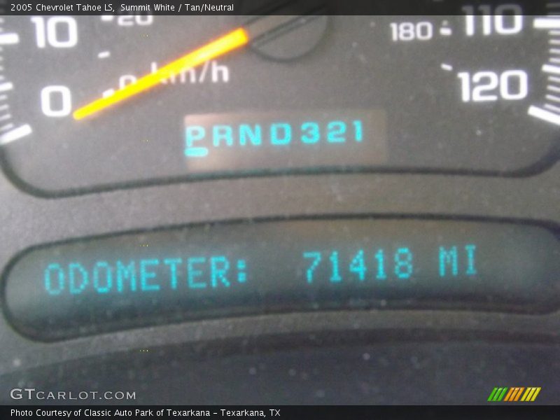 Summit White / Tan/Neutral 2005 Chevrolet Tahoe LS