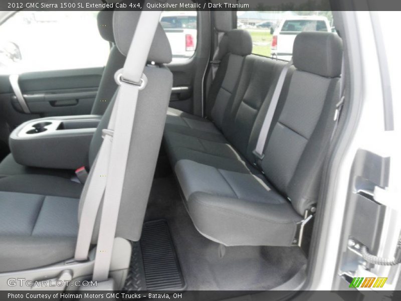 Quicksilver Metallic / Dark Titanium 2012 GMC Sierra 1500 SL Extended Cab 4x4