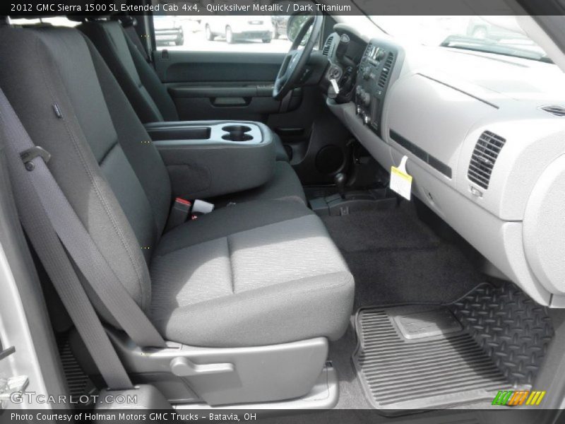Quicksilver Metallic / Dark Titanium 2012 GMC Sierra 1500 SL Extended Cab 4x4