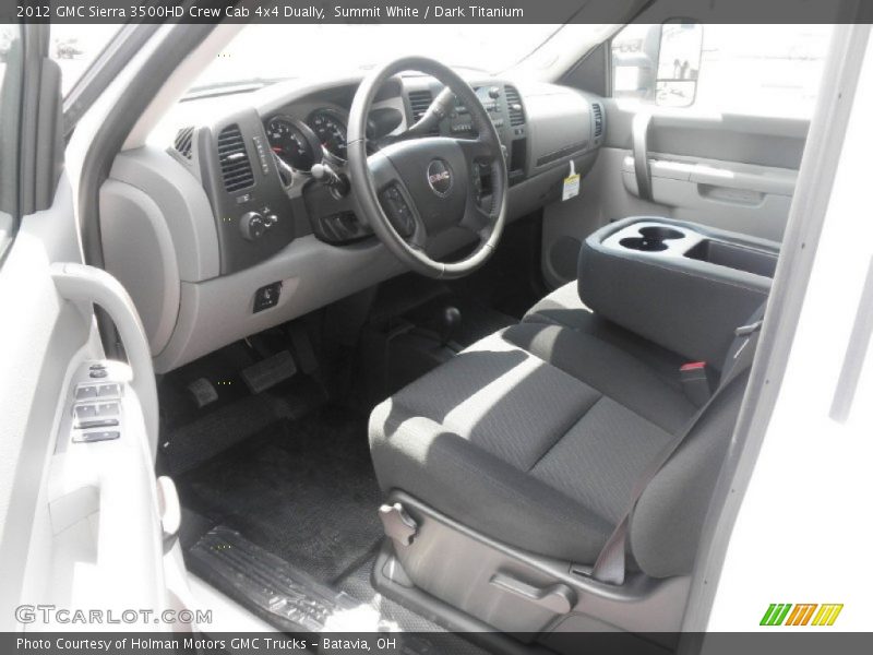 Summit White / Dark Titanium 2012 GMC Sierra 3500HD Crew Cab 4x4 Dually