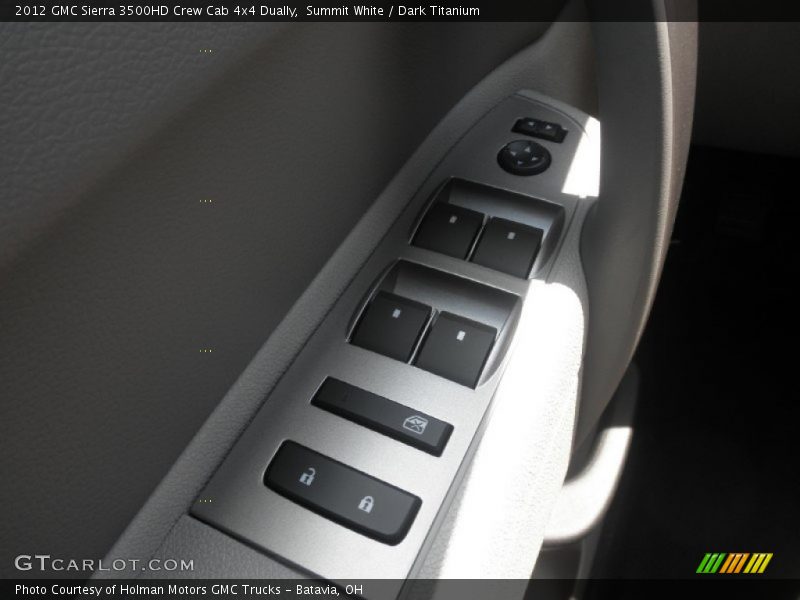 Summit White / Dark Titanium 2012 GMC Sierra 3500HD Crew Cab 4x4 Dually