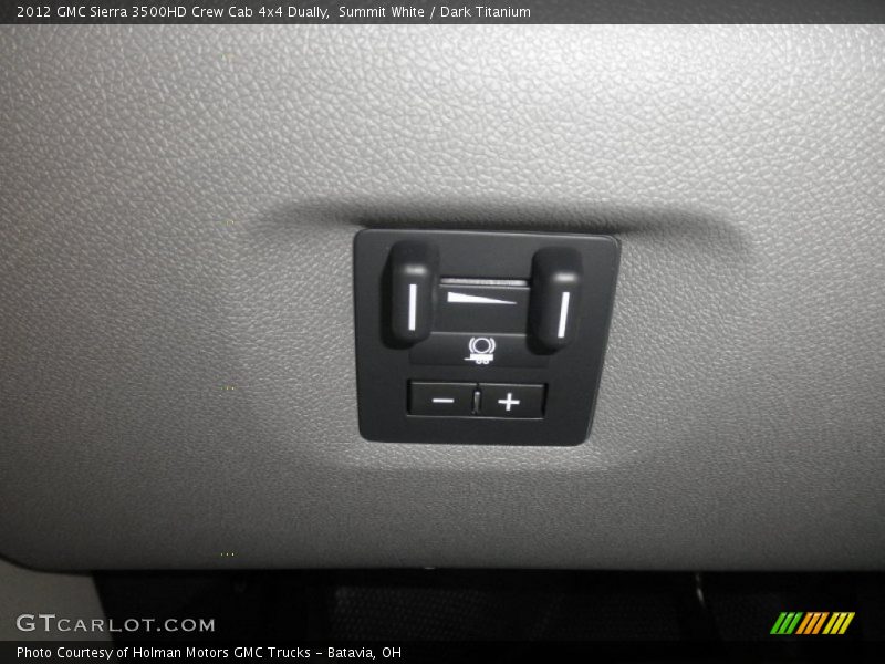 Summit White / Dark Titanium 2012 GMC Sierra 3500HD Crew Cab 4x4 Dually