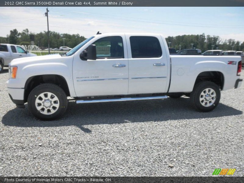 Summit White / Ebony 2012 GMC Sierra 3500HD Denali Crew Cab 4x4