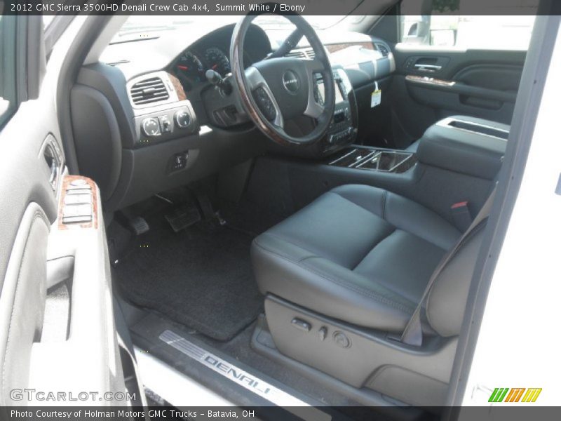 Summit White / Ebony 2012 GMC Sierra 3500HD Denali Crew Cab 4x4