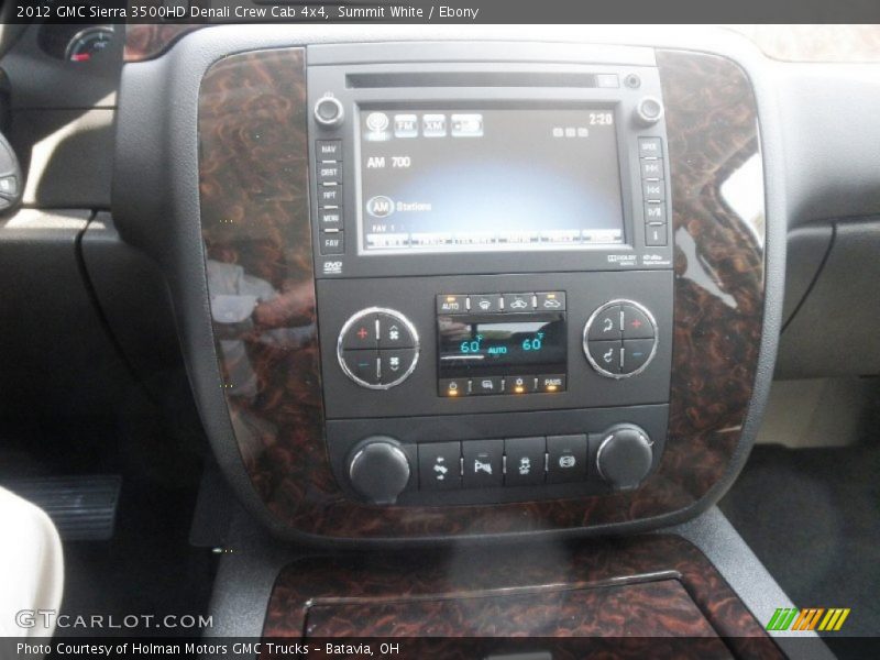 Summit White / Ebony 2012 GMC Sierra 3500HD Denali Crew Cab 4x4