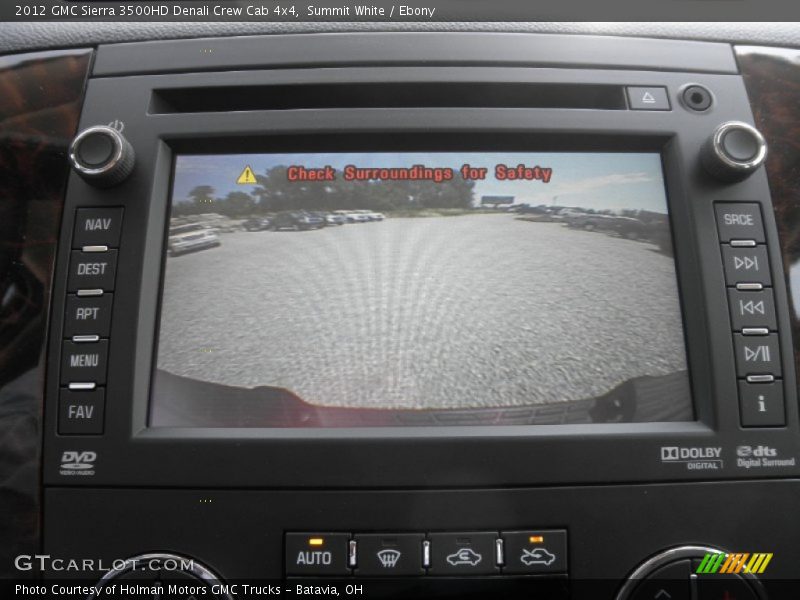 Summit White / Ebony 2012 GMC Sierra 3500HD Denali Crew Cab 4x4
