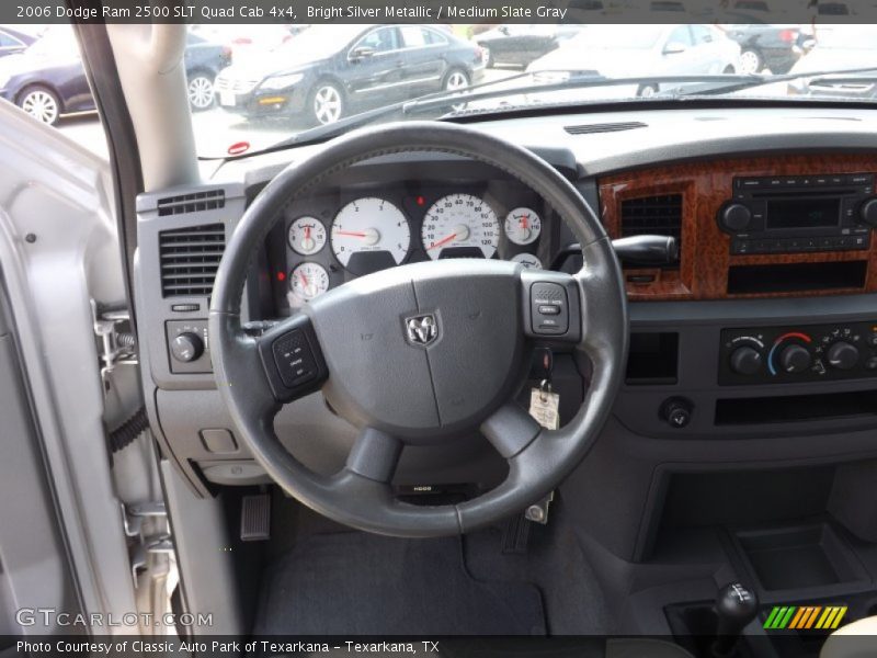 Bright Silver Metallic / Medium Slate Gray 2006 Dodge Ram 2500 SLT Quad Cab 4x4