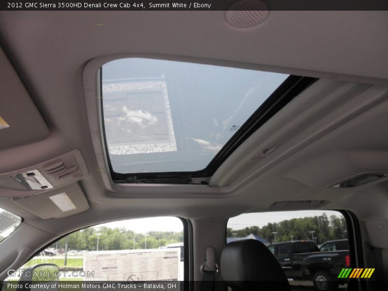 Summit White / Ebony 2012 GMC Sierra 3500HD Denali Crew Cab 4x4