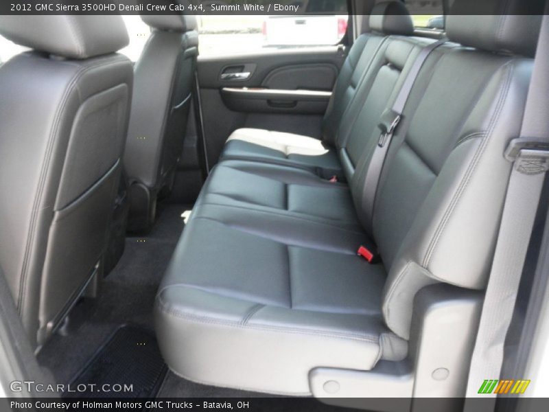 Summit White / Ebony 2012 GMC Sierra 3500HD Denali Crew Cab 4x4
