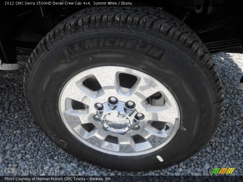 Summit White / Ebony 2012 GMC Sierra 3500HD Denali Crew Cab 4x4