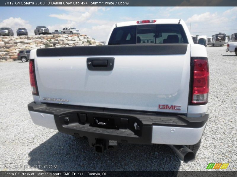 Summit White / Ebony 2012 GMC Sierra 3500HD Denali Crew Cab 4x4