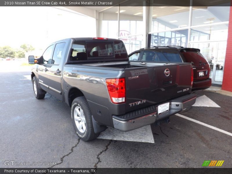Smoke Metallic / Charcoal 2010 Nissan Titan SE Crew Cab 4x4