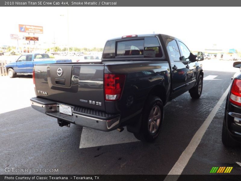 Smoke Metallic / Charcoal 2010 Nissan Titan SE Crew Cab 4x4
