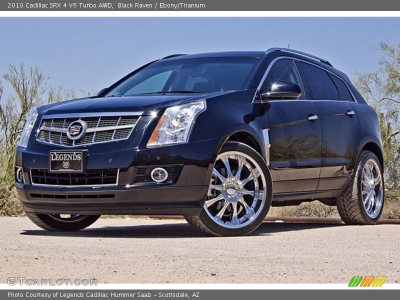 Black Raven / Ebony/Titanium 2010 Cadillac SRX 4 V6 Turbo AWD