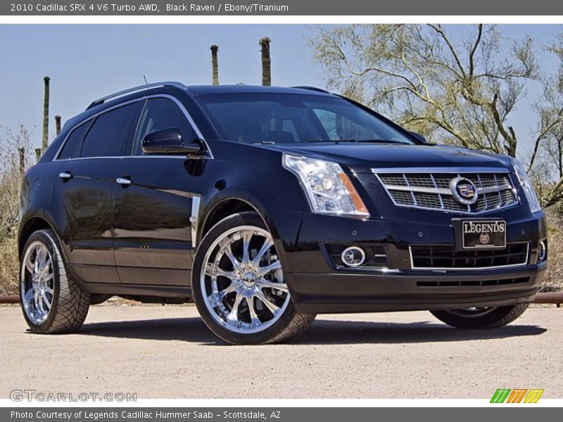 Black Raven / Ebony/Titanium 2010 Cadillac SRX 4 V6 Turbo AWD