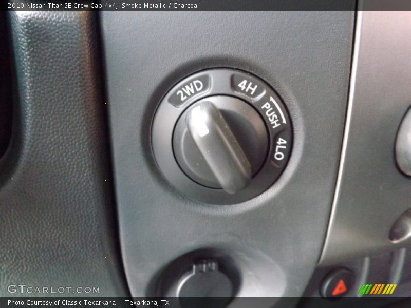 Controls of 2010 Titan SE Crew Cab 4x4