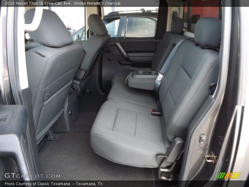  2010 Titan SE Crew Cab 4x4 Charcoal Interior