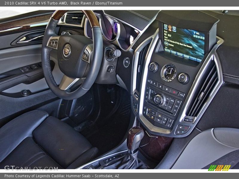 Black Raven / Ebony/Titanium 2010 Cadillac SRX 4 V6 Turbo AWD