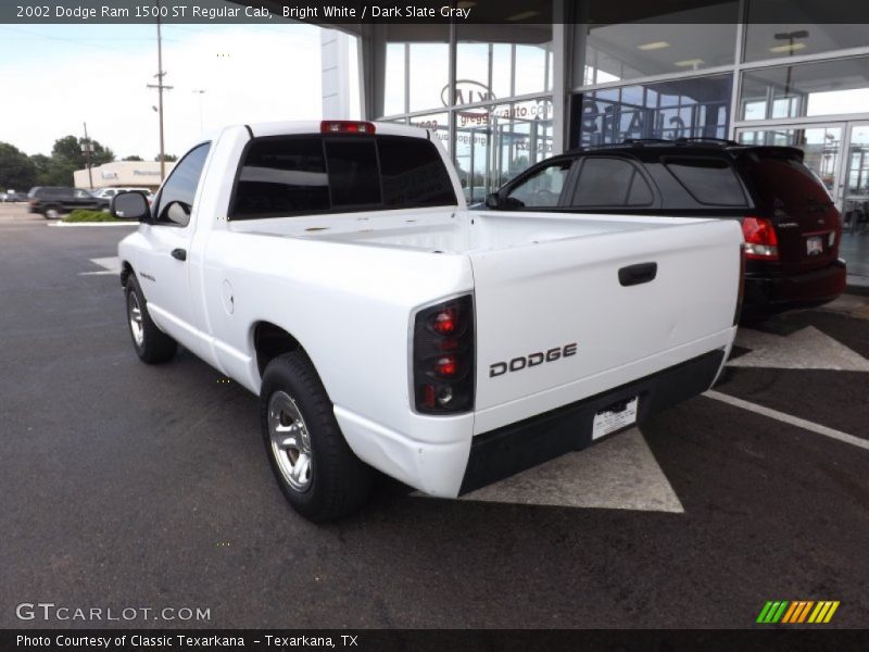 Bright White / Dark Slate Gray 2002 Dodge Ram 1500 ST Regular Cab
