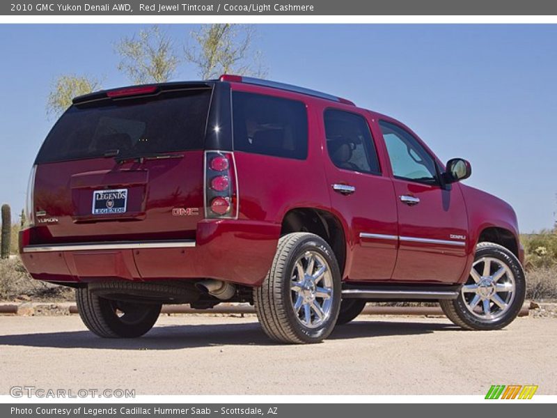 Red Jewel Tintcoat / Cocoa/Light Cashmere 2010 GMC Yukon Denali AWD