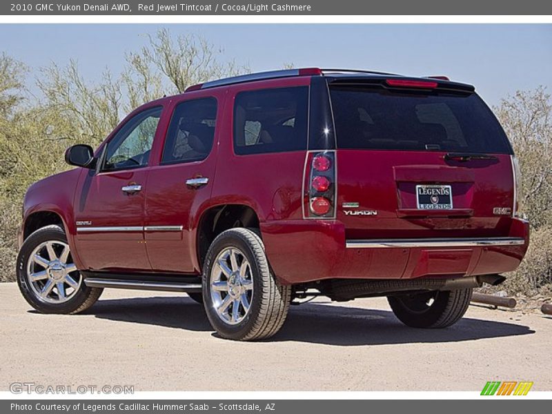 Red Jewel Tintcoat / Cocoa/Light Cashmere 2010 GMC Yukon Denali AWD