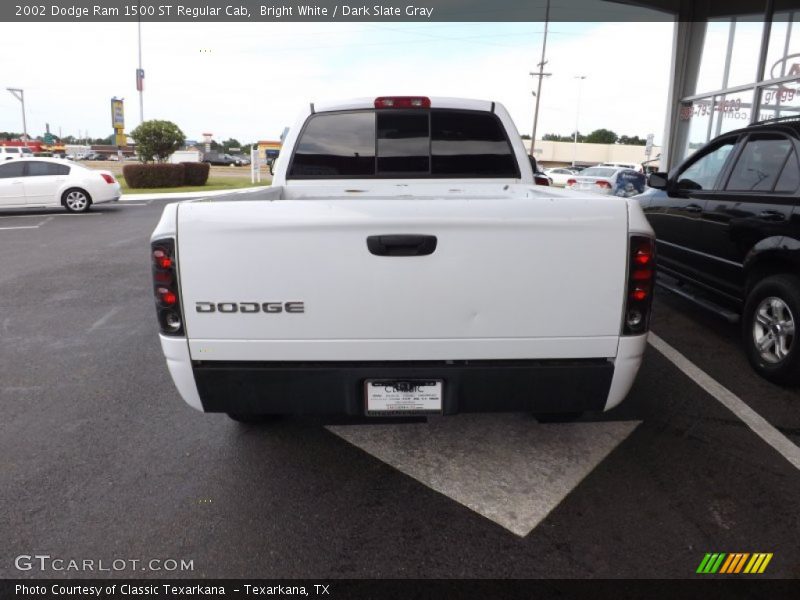Bright White / Dark Slate Gray 2002 Dodge Ram 1500 ST Regular Cab