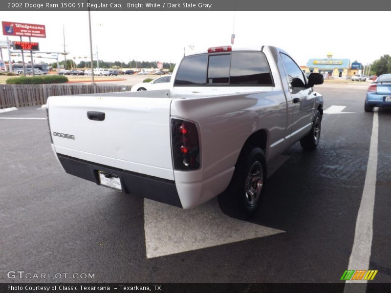 Bright White / Dark Slate Gray 2002 Dodge Ram 1500 ST Regular Cab