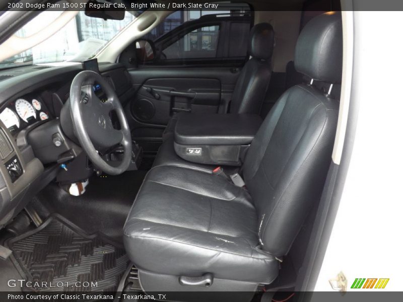 Bright White / Dark Slate Gray 2002 Dodge Ram 1500 ST Regular Cab
